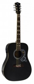 Violao Aco Ativo Michael Galaxy Folk Vm925Dt Bk - Black (Preto)