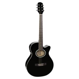 Violao Aco Eletroacustico Giannini Gsf-1D Ceq Preto