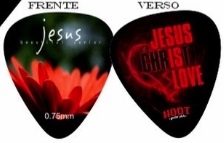 Palheta Guitarra 0.75mm Gospel Jesus