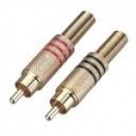 Conector RCA Metal Dourado