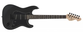 Guitarra Michael Strato Standard Gm217N Mba Metallic All Black