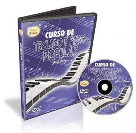 DVD Curso de Teclado e Piano Popular Vol. 1 Edon