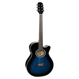 Violao Aco Eletroacustico Giannini GSF-1D Ceq Dbb Dark Blue Burst